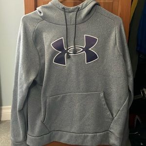 Grey underarmour hoodie